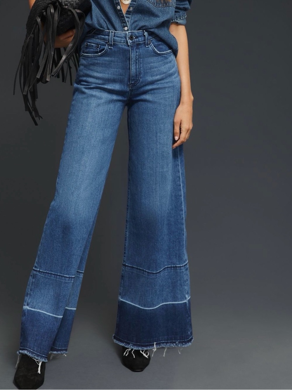 ASKK NY Brighton Wide-Leg Jeans Double Down